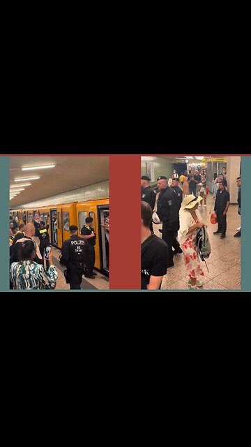 Berlin Subway occupied by Islamic Mob; German Natives ejected 🚇