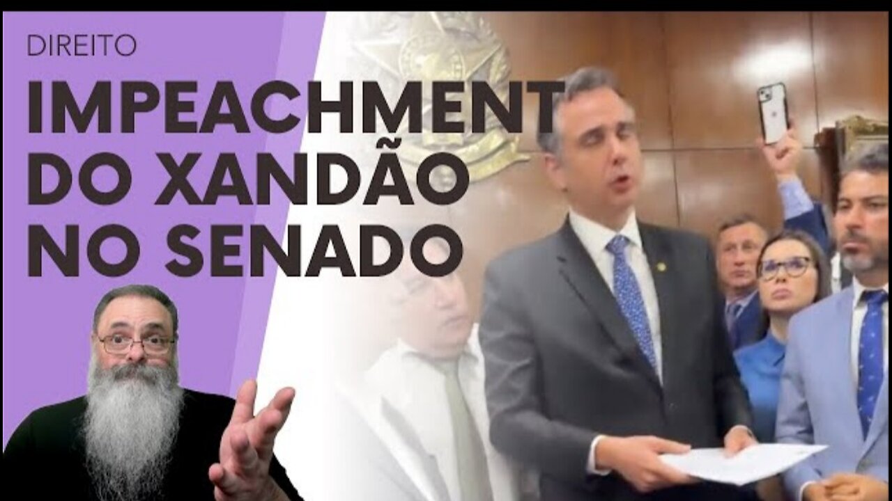 SENATORS deliver IMPEACHMENT REQUEST of XANDÃO to PACHECO: WHAT NOW? WILL IT GO FORWARD?