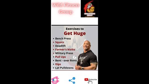 🔥Exercises to get huge🔥#fitness🔥#wildfitnessgroup🔥#shorts🔥