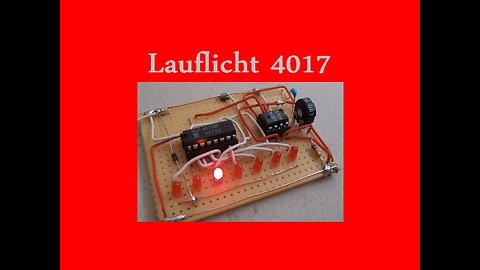 Lauflicht mit 4017 selber bauen