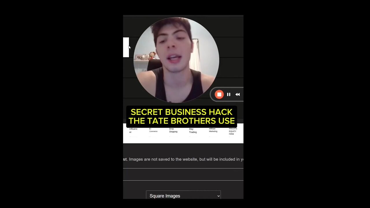 TATE BROTHERS SECRET BUSINESS HACK