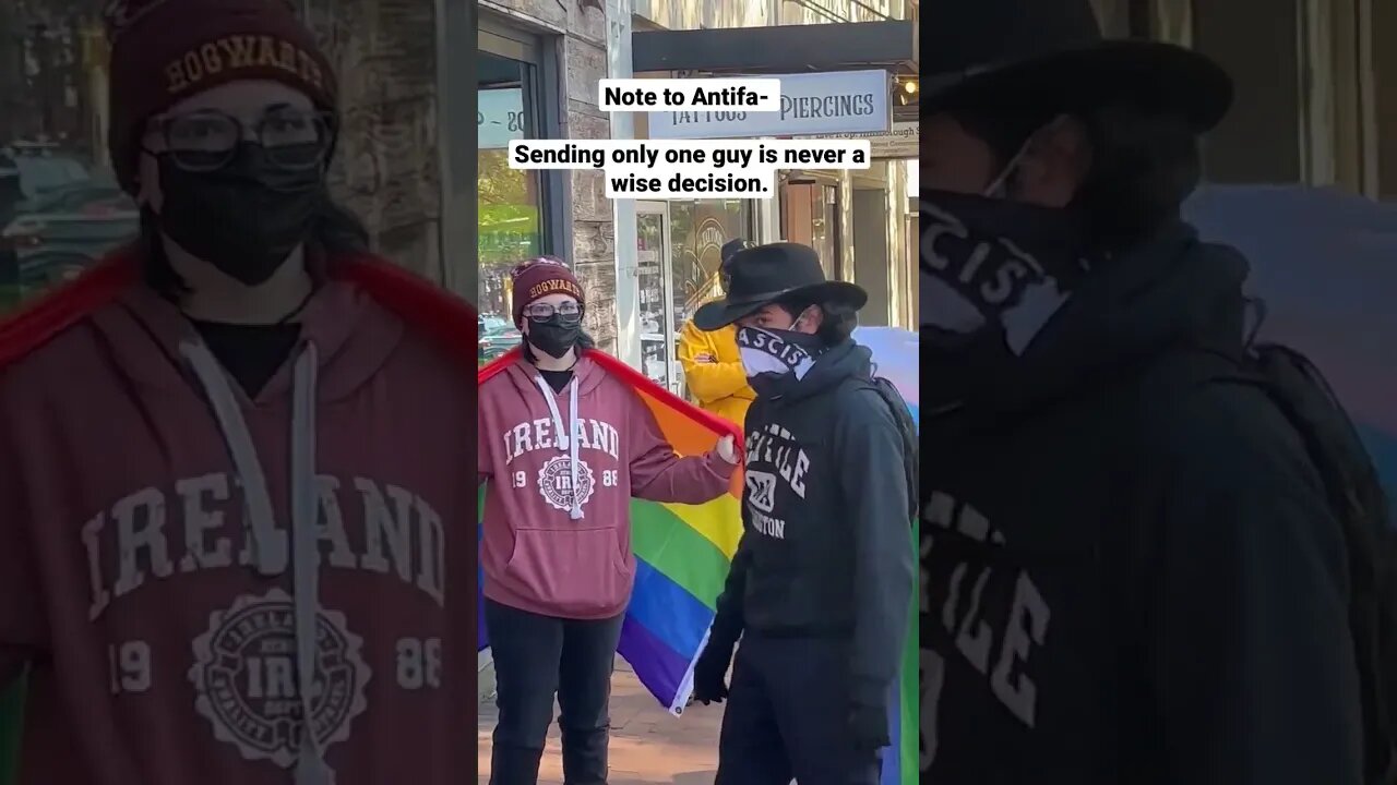 Note to Antifa- Sending only one guy is never a wise decision.