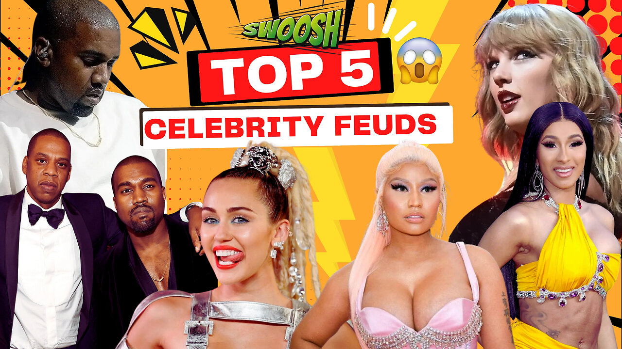 Top 5 Most Famous Celebrity Feuds of All Time! 🔥