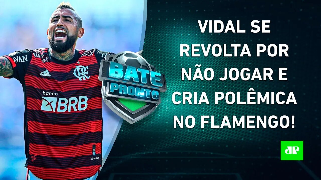 Vidal SE REVOLTA e CRIA POLÊMICA no Flamengo antes do Mundial; Palmeiras VENCE! | BATE PRONTO