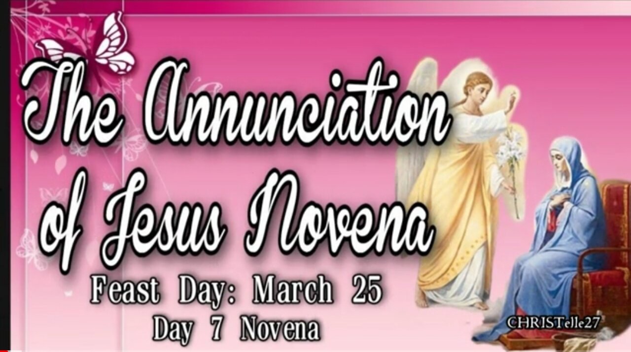 THE ANNUNCIATION OF JESUS NOVENA : Day 7