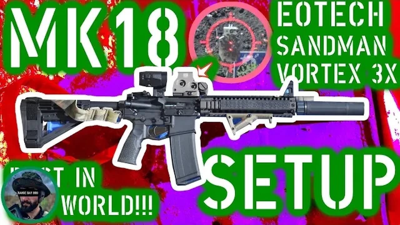 MK18 PISTOL SETUP; BEST IN THE WORLD!!! Reloading Drills & Accuracy Test