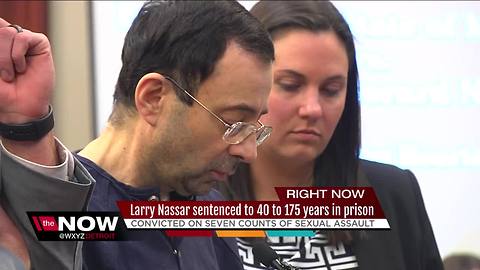 Judge sentences Nassar to 40-175 years in prison: 'I just signed your death warrant'