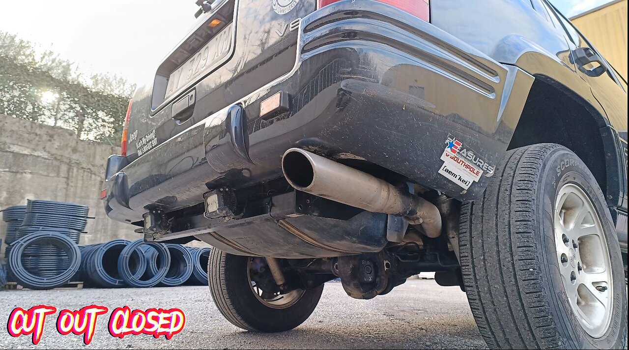 5.9 JEEP GRAND CHEROKEE ZJ V8 CUT OUT MAGNAFLOW EXHAUST