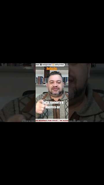 Seu coração na Cruz de Cristo.