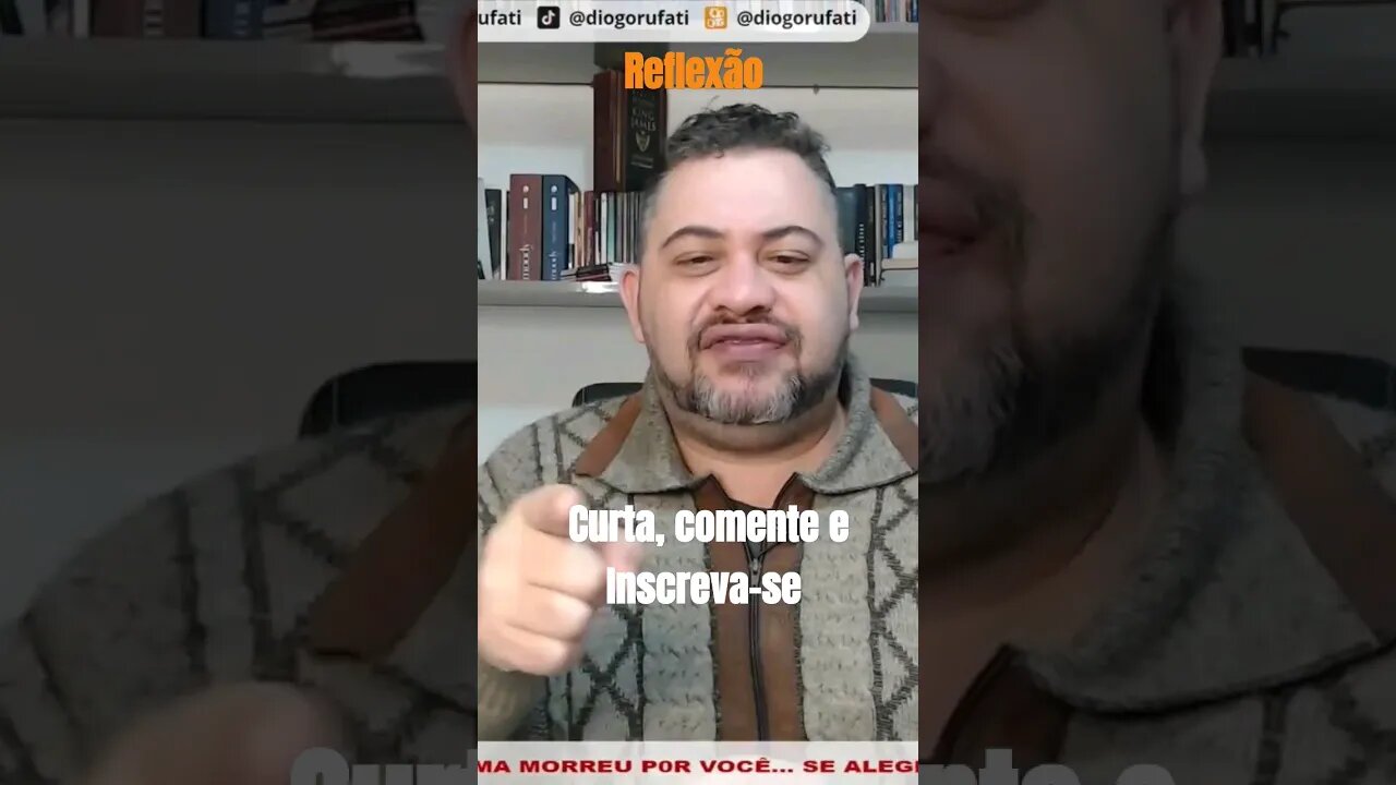 Seu coração na Cruz de Cristo.