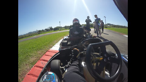 primeira corrida do dia, 6° Copa Rental Kart 18 HPs.