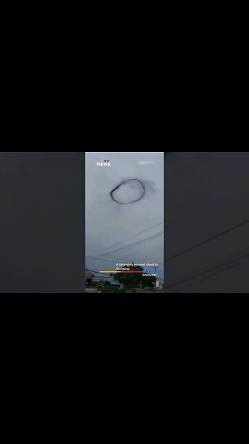 A strangely shaped cloud in Vietnam