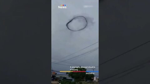 A strangely shaped cloud in Vietnam