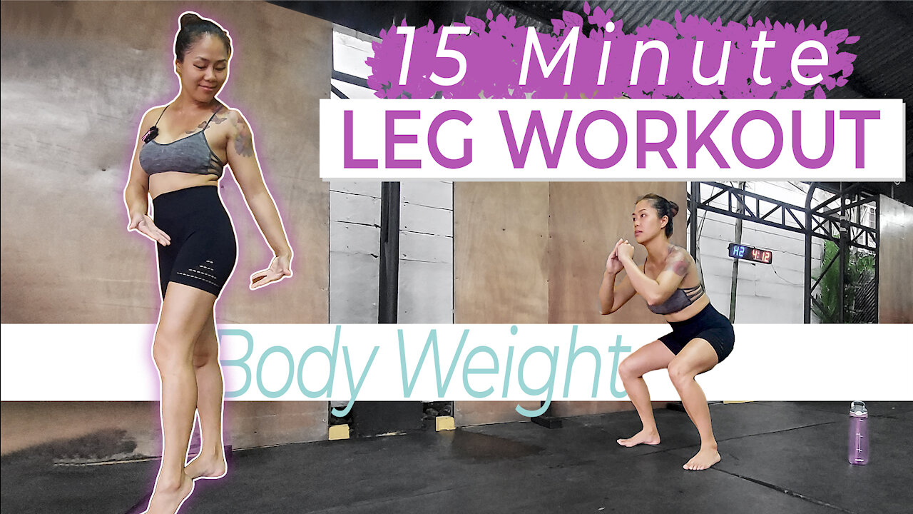 15 MINUTES 🍑 Let's BURN Our Legs | Reps + Time