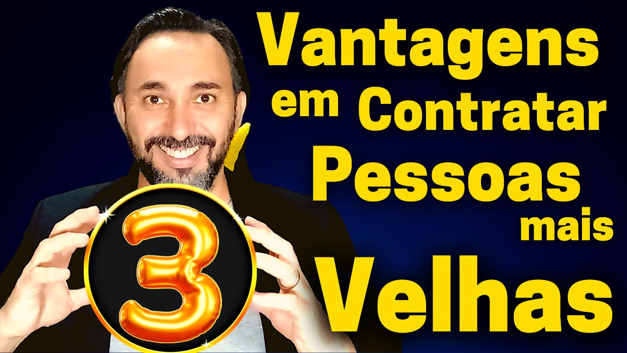 🔴 3 VANTAGENS DE PESSOAS MAIS VELHAS CONSEGUIREM EMPREGO #outletdaneti