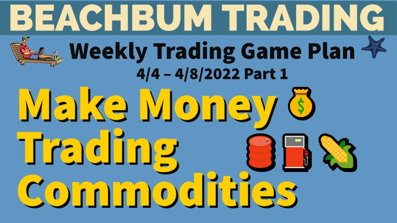 Make Money �� Trading Commodities ��️⛽�� [Weekly Trading Game Plan] for 4/4 – 4/8/2022 | Part 1