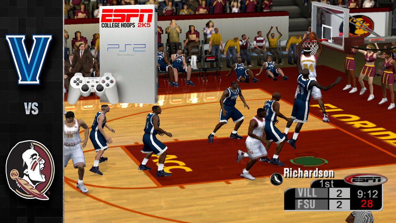 ESPN College Hoops 2K5: Villanova vs Florida State Matchup! 🏀