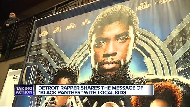 Detroit rapper to hold 'Black Panther' screening