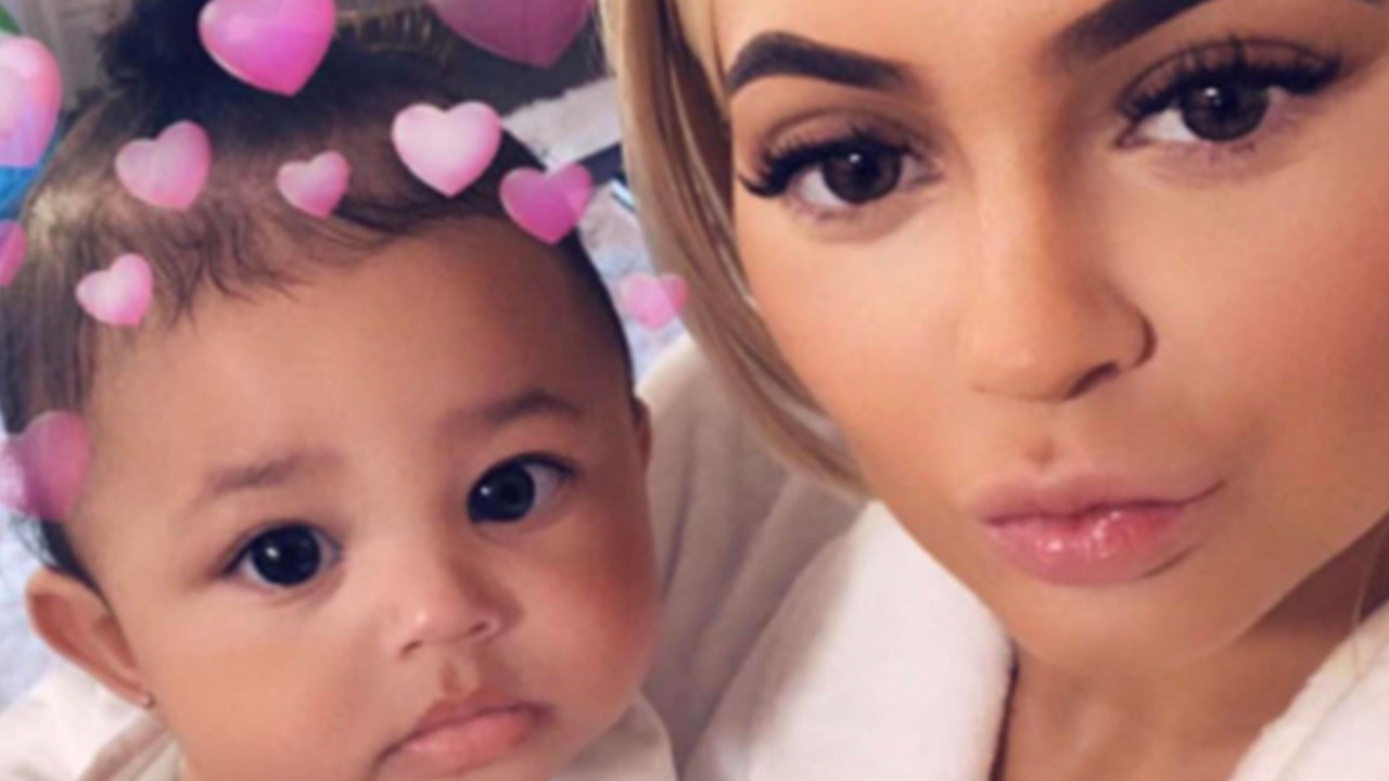 Kylie Jenner Posts New Makeup Tutorial Featuring Baby Stormi