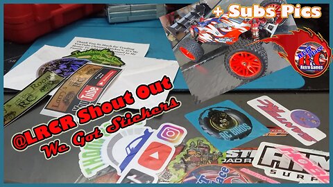 Larry's RC Room - Shout out @LRCR - plus Sub Photo's - wl124008 - Stickers