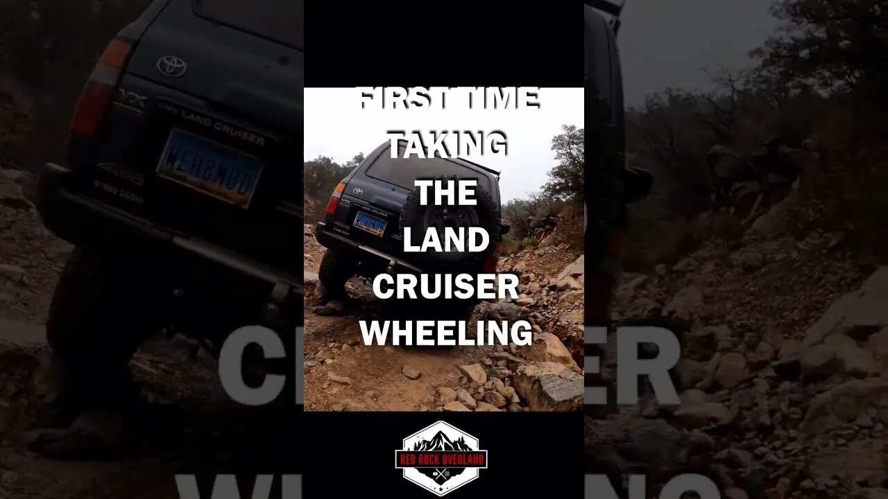 first time taking the 80 series Land Cruiser off road.
