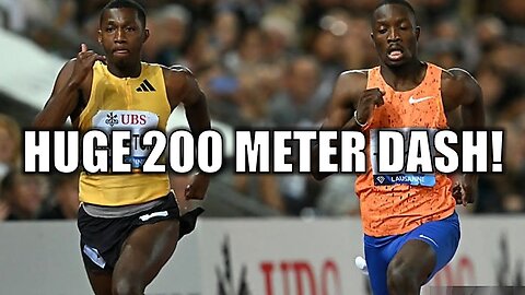 Letsile Tebogo Just Brought ALL THE SMOKE!! Huge 200 Meters - Lausanne