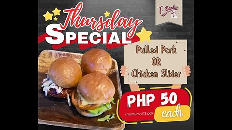 T-Backs Sports Bar and Grill Sports Schedule and Sliders special for Thursday Oct 03, 2024