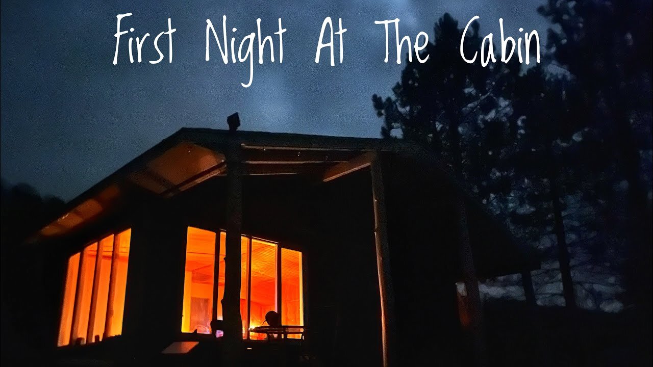 FIRST NIGHT at the OFF GRID CABIN | Finding TREASURES and PROPERTY LINES - Part 2