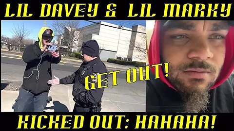 Frauditors Dracula Davey & Lil Marky the Misfit Kicked Off Police Property!