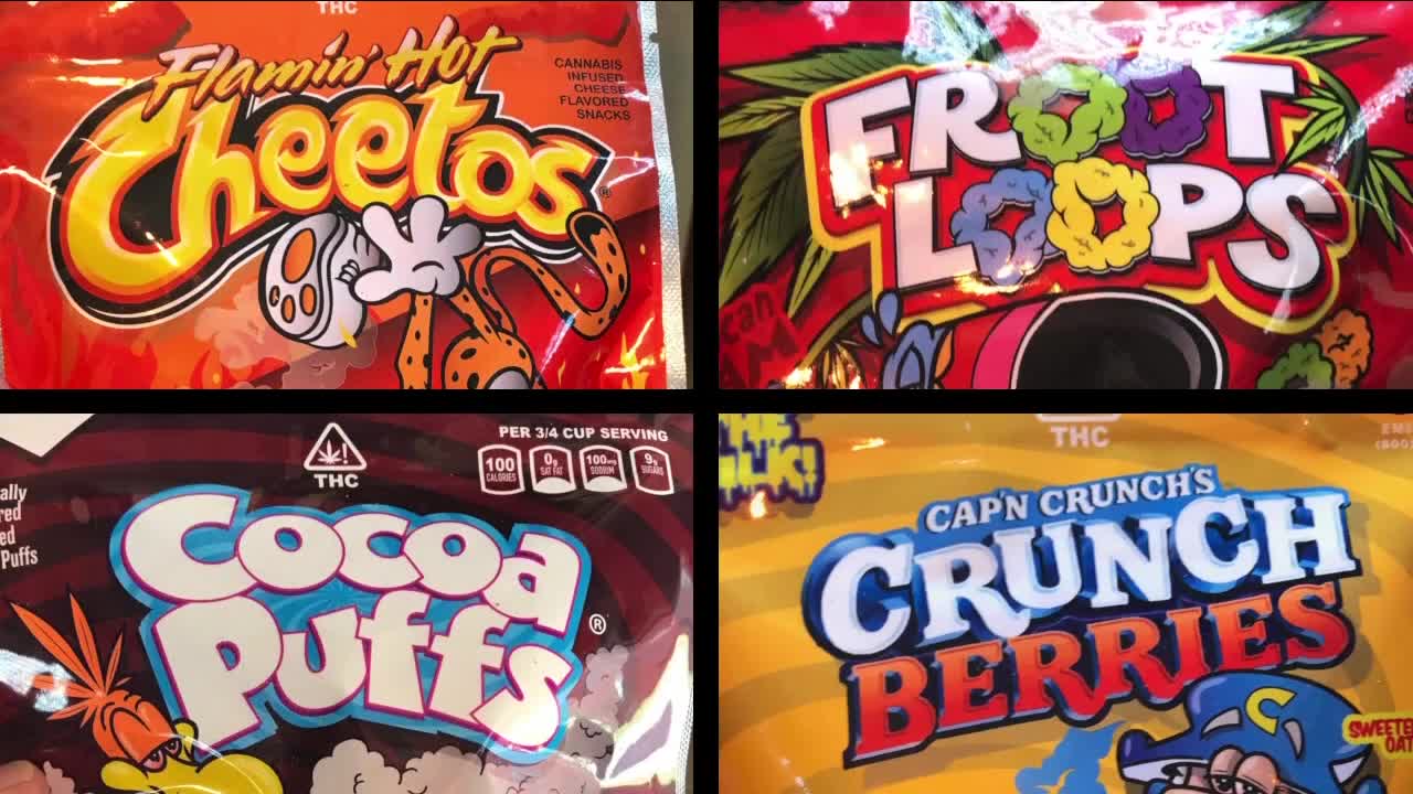 These 'tricks' aren't for kids - DEA warns of THC edibles packaged to look like cereals, snacks
