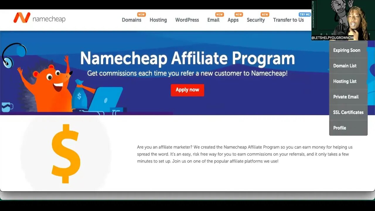 Namecheap Affiliate Opportunity