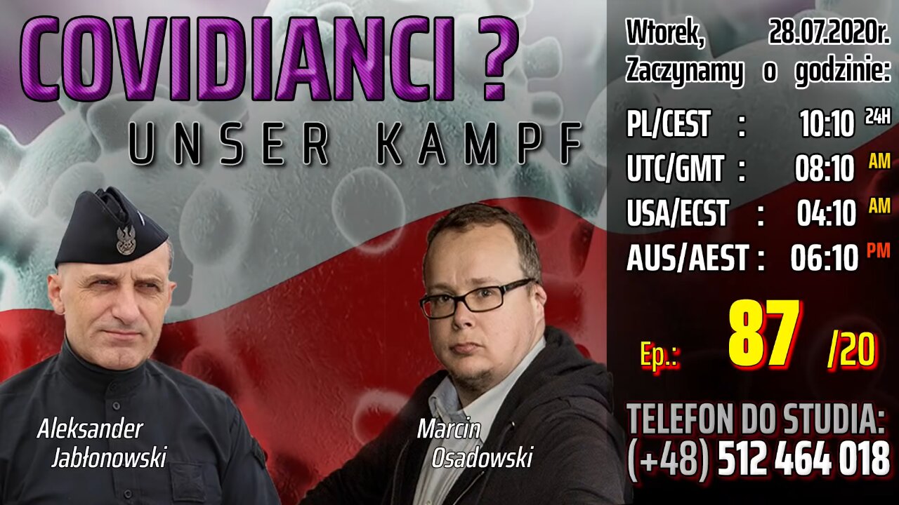 COVIDIANCI? - UNSER KAMPF - Olszański, Osadowski NPTV (28.07.2020)