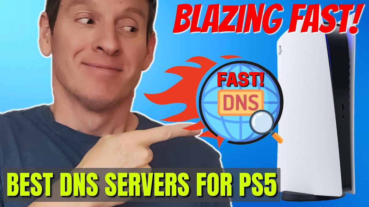 GET FASTER PS5 INTERNET GAMING SPEEDS | FASTEST DNS SERVERS 2024