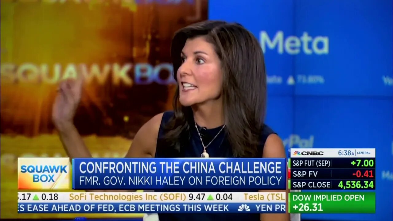 Nikki Haley on CNBC's Squawk Box - Full Interview