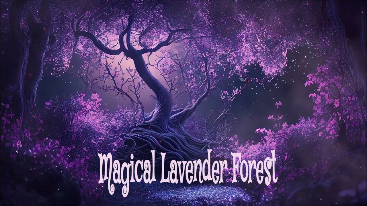 Unwinding in a MAGICAL Lavender Forest #luciddreaming