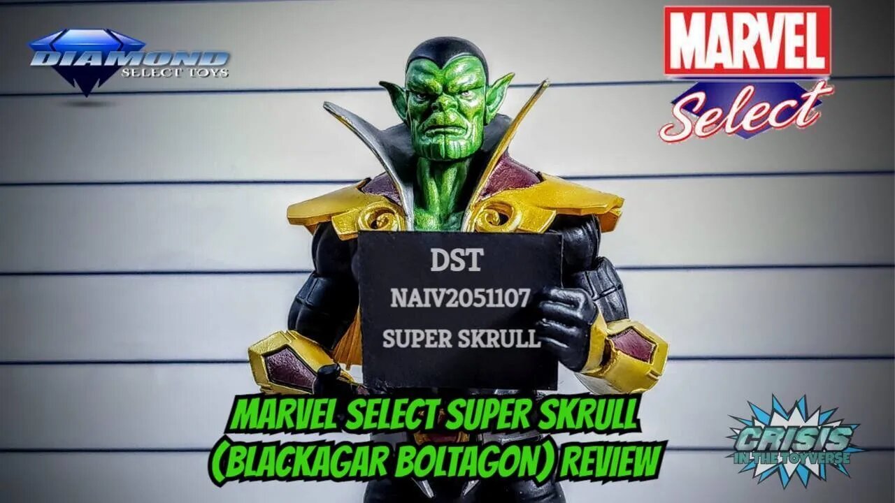 Diamond Select Toys Marvel Select Super Skrull (Blackagar Boltagon) Figure Review