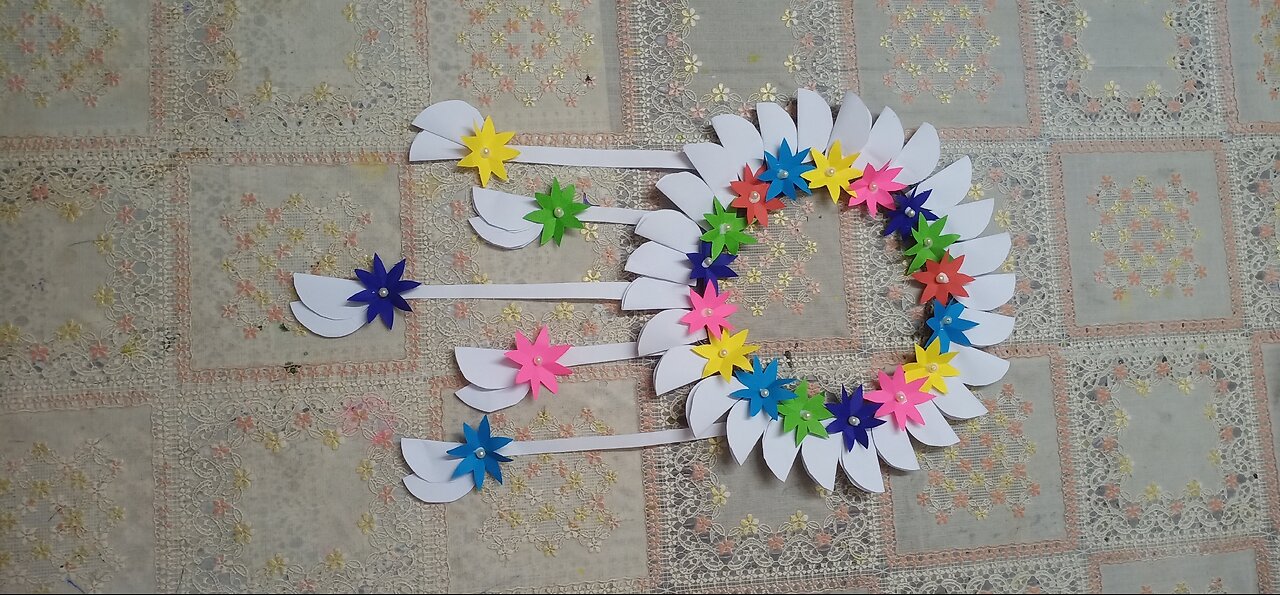 How to make Easy paper Craft wallhanging ideas/Easy Beautiful wallhanging ideas/Easy to paper craft