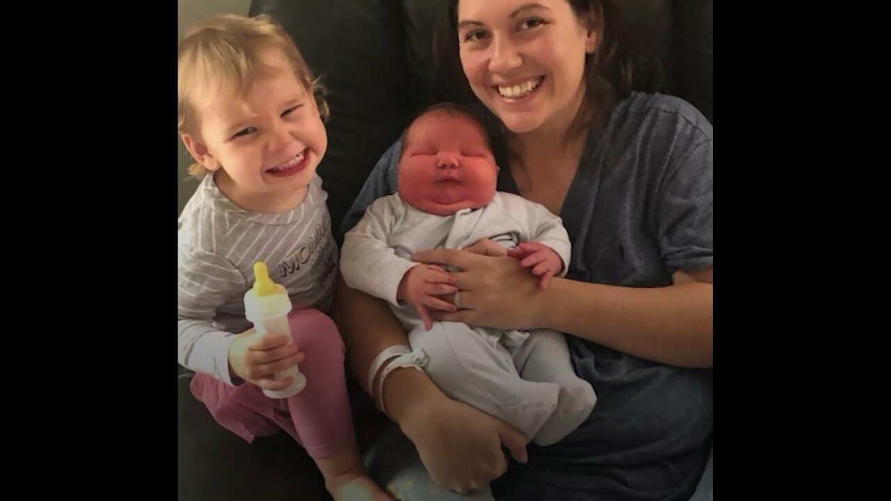 Canadian couple welcomes 14-pound, 8-ounce baby boy into their family