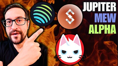 Jupiter, Cat In A Dogs World (MEW), and Alpha: Hot Altcoins to Watch & TA - $JUP $MEW $ALPHA