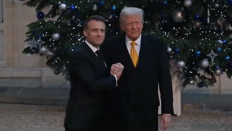 Trump's Handshake With Macron In France Makes It Clear 'America Is Back!'