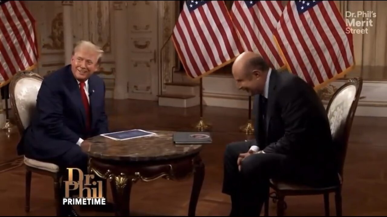 TRUMP❤️🇺🇸🥇🪽LONGEST INTERVIEW🤍🇺🇸🏅🪽WITH DR.PHIL💙🇺🇸🏅🪽🏰⭐️