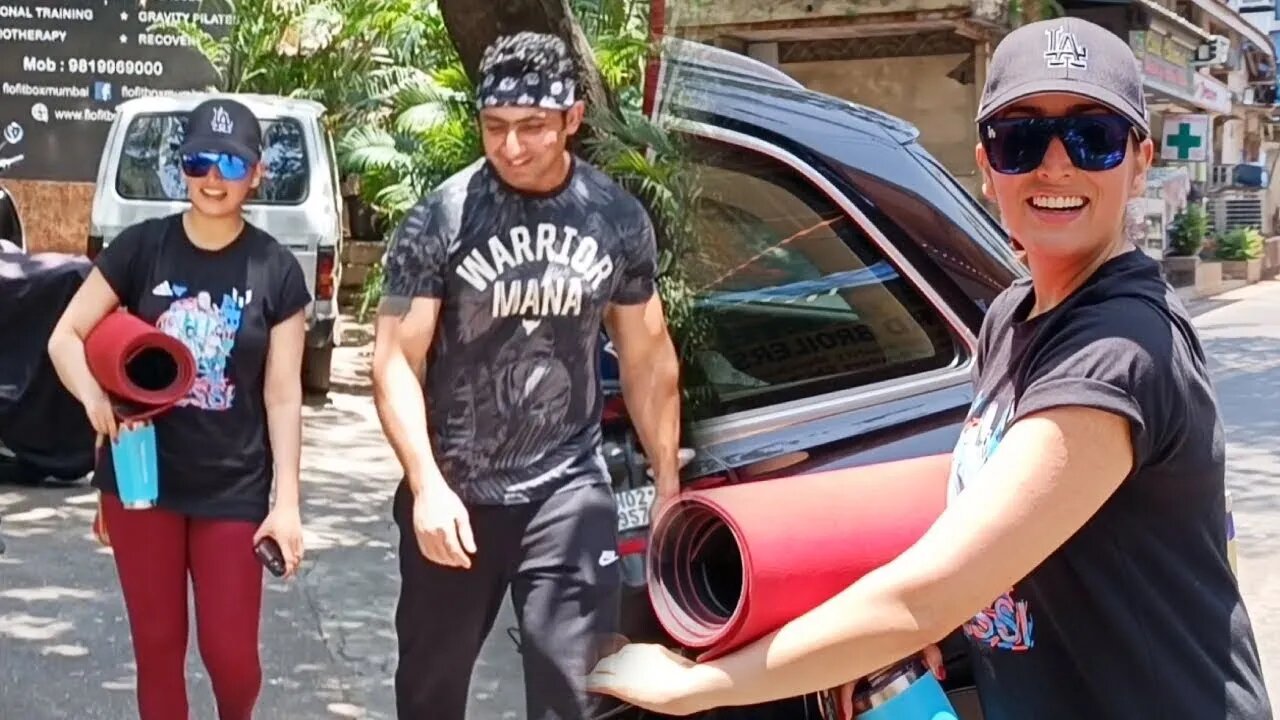 Yami Gautam with her Husband Aditya Dhar Spotted at GYM 😍