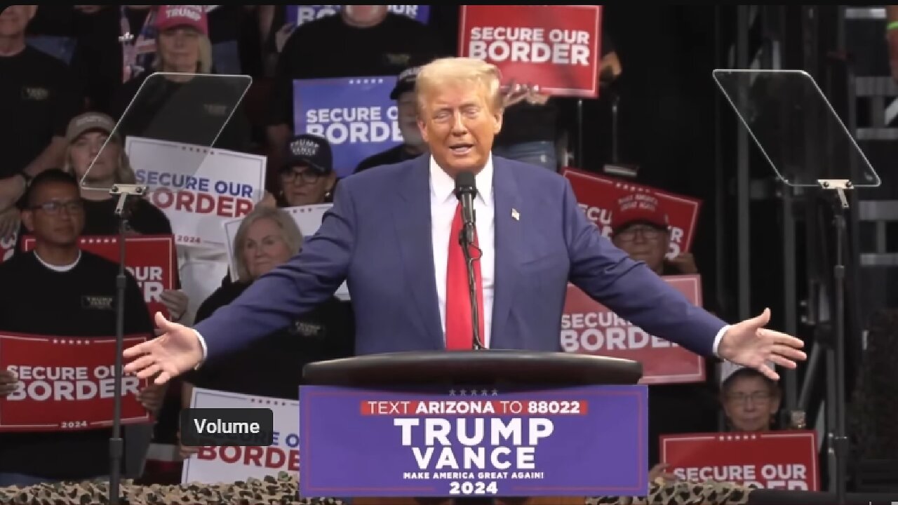 LIVE ~ President Trump Holds a Rally in Prescott Valley, Arizona ~ October 13 2024