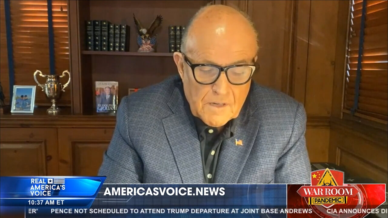 Steve Bannon's War Room Pandemic 1/20/2021 Ep 669: The Installation (w/ Rudy Giuliani)