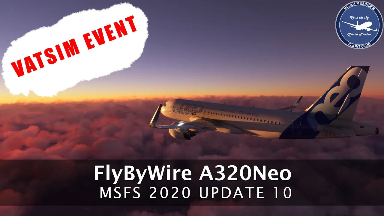 Virtual ATC Flight in MSFS 2020 | FlyByWire A320Neo | VATSIM Event Dallas