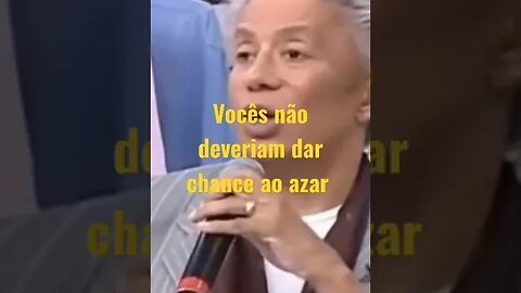 "Vocês não deveriam dar chance ao azar" #clodovil #shorts