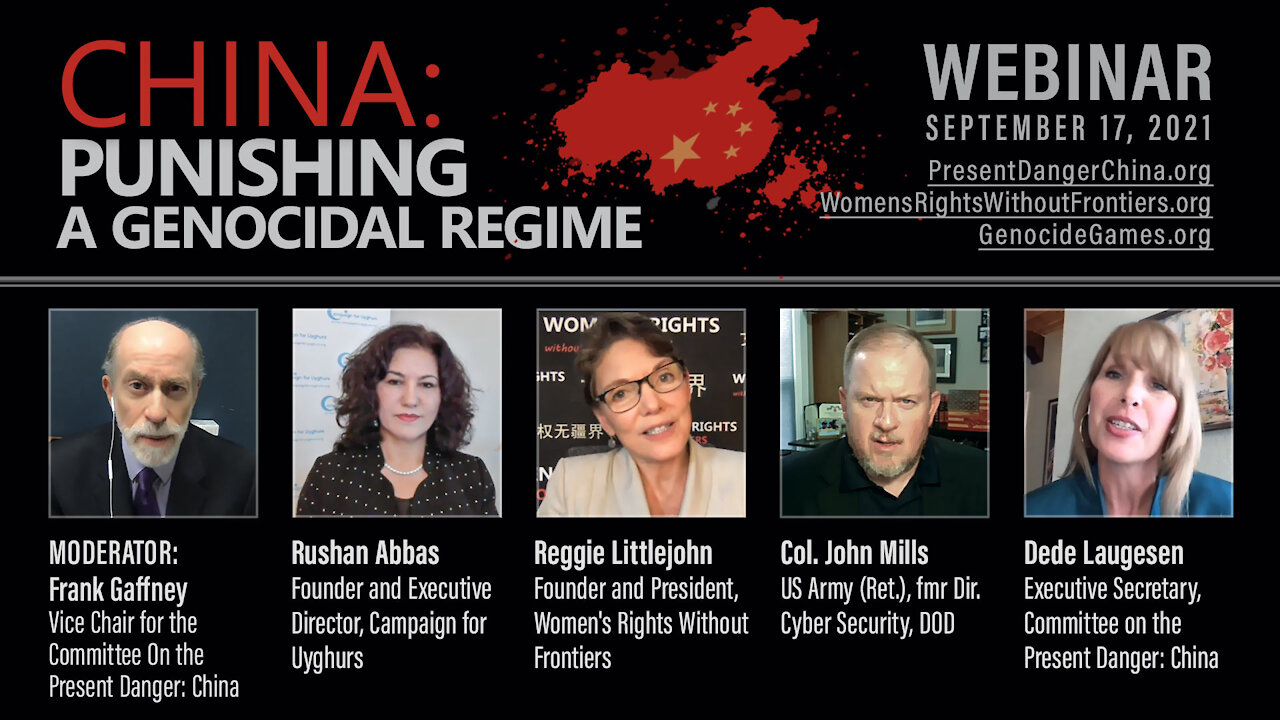 Webinar: Punishing China’s Genocidal Regime