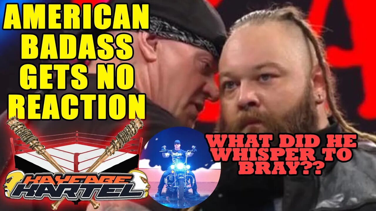 Undertaker Comes Out as American Bad Ass and Gets No Reaction