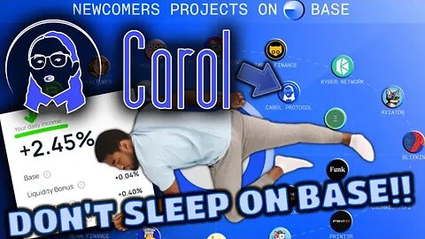 CAROL FINANCE | Sweet CAROL-ine Divvies On BASE Are Delicious | ETHEREUM Instantly From Commissions!