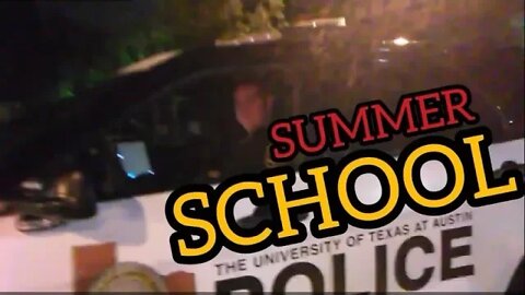 One of the PEOPLE PRESSES & PROFESSES on COLLEGE POPO: SCHOOL is in SESSION